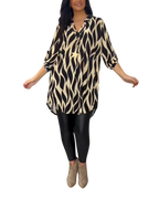 ALEXANDRA™ | Haut ample imprimé femme