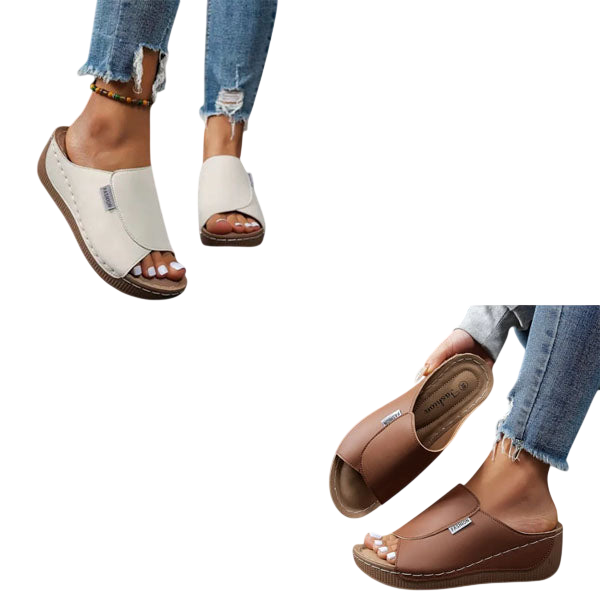 Skyla – Sandales plates confortables