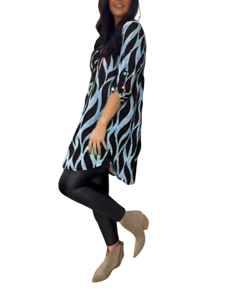 ALEXANDRA™ | Haut ample imprimé femme