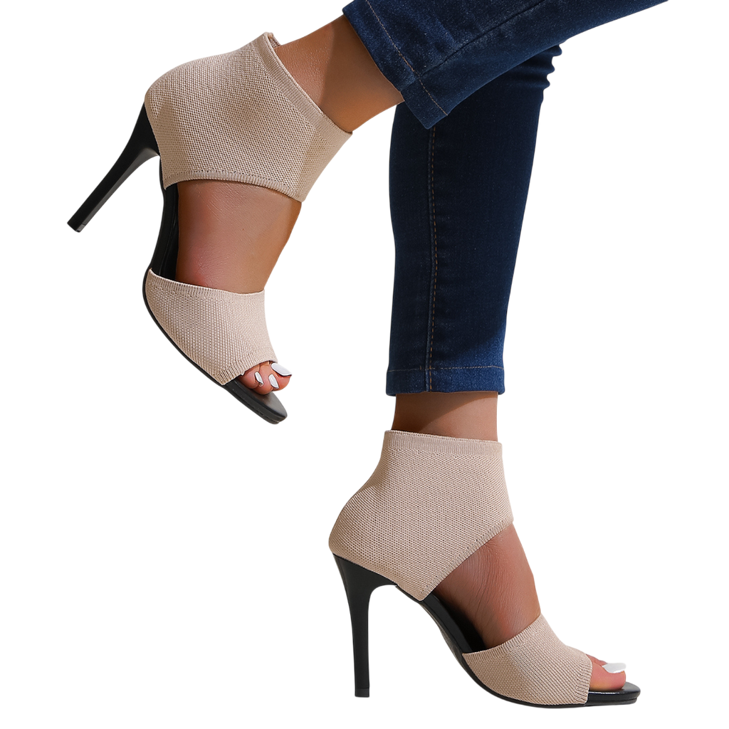 Savannah – Sandales à talons hauts en maille extensible