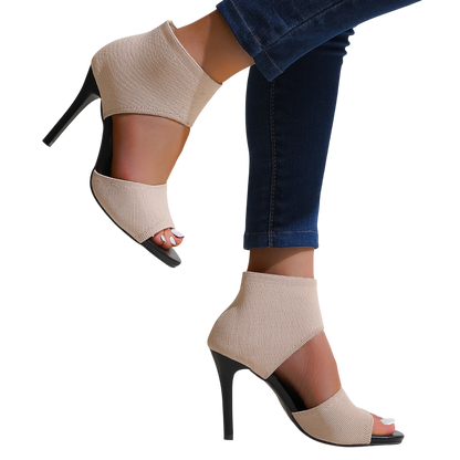 Savannah – Stretch Knit High Heel Sandals