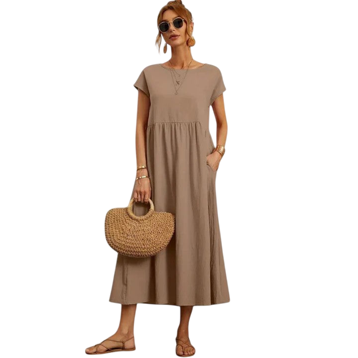 Susan - Robe midi confortable