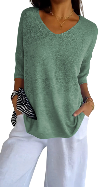 Lauren™ | Women Casual V-Neck Top
