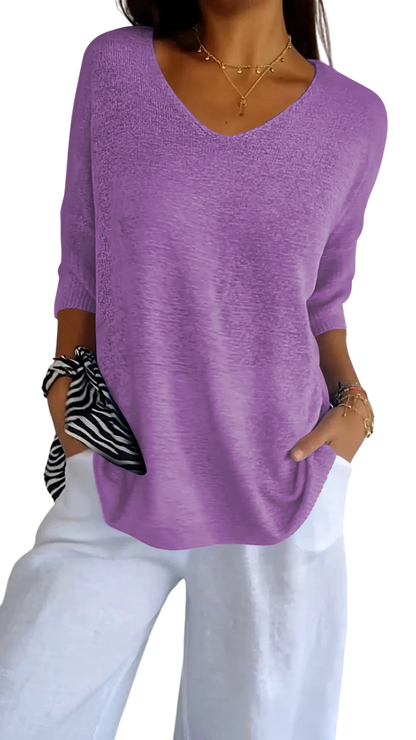 Lauren™ | Women Casual V-Neck Top