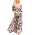 Evelyn – Robe élégante à encolure en V