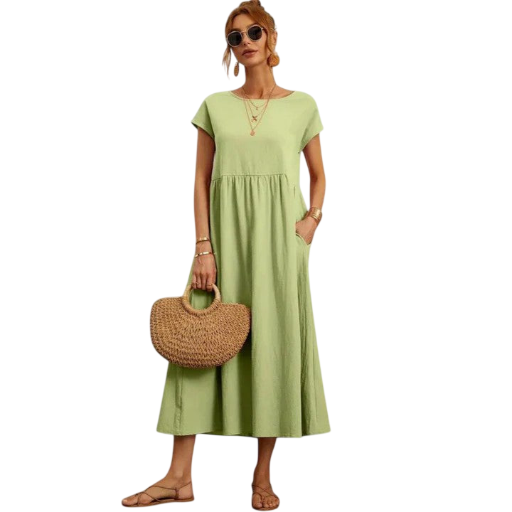 Susan - Robe midi confortable