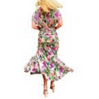 Evelyn – Robe élégante à encolure en V