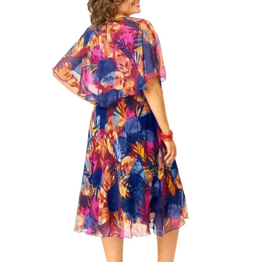 BARBARA | Robe en mousseline grande taille confortable
