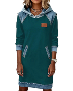Lunariae – Robe à Capuche Décontractée d'Hiver