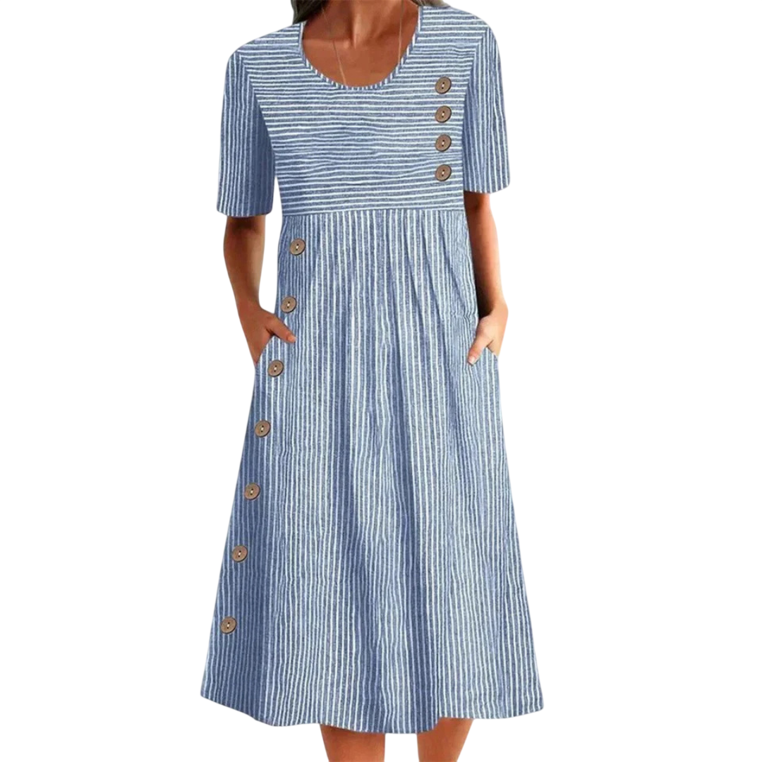 Daiby - Robe midi rayée