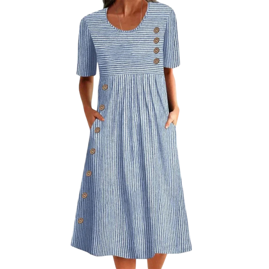 Daiby - Striped Midi Dress
