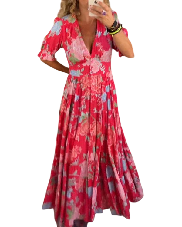 Coralina - Robe florale éclatante