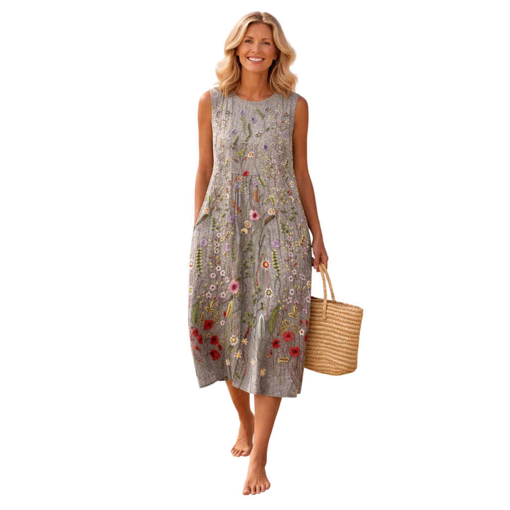 Cara | Robe midi Wildflower