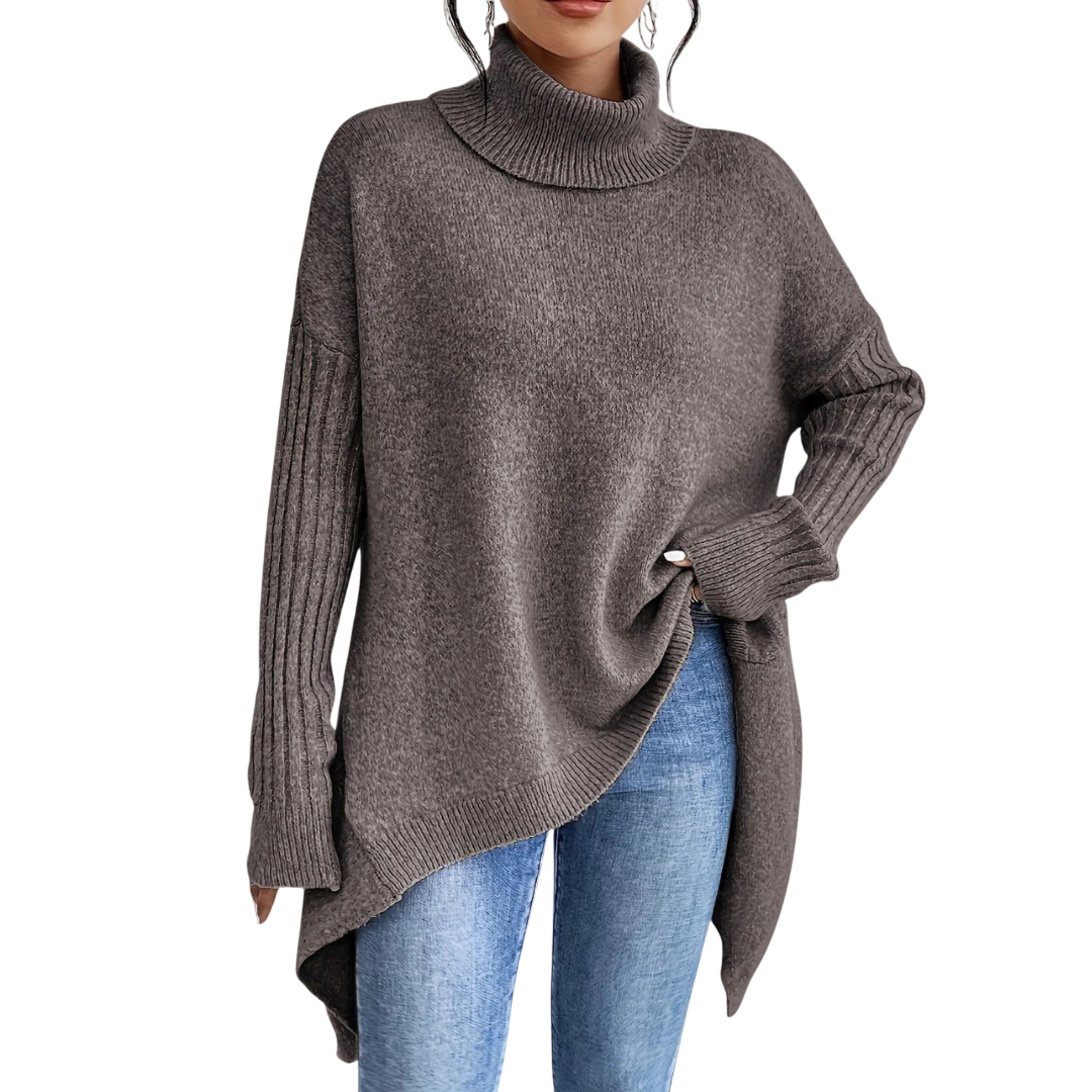 LORENA – PULL COL ROULÉ DOUILLET
