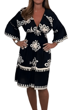 Mila - Robe Flatteuse Longueur Genou