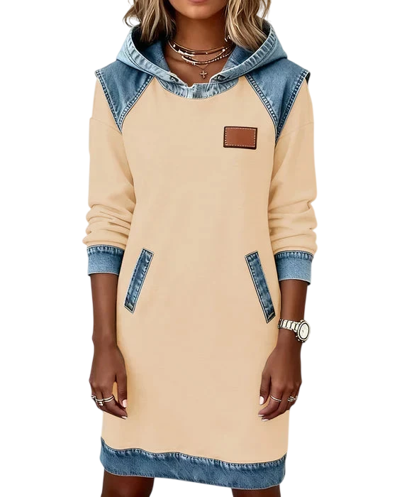 Lunariae – Robe à Capuche Décontractée d'Hiver