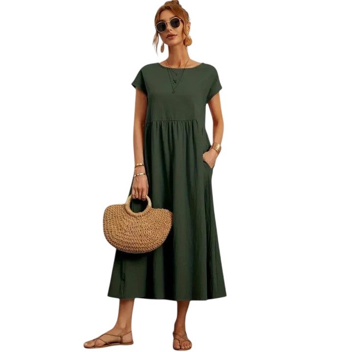 Susan - Robe midi confortable