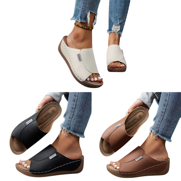 Skyla – Sandales plates confortables
