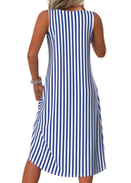 Nyla – Robe midi rayée