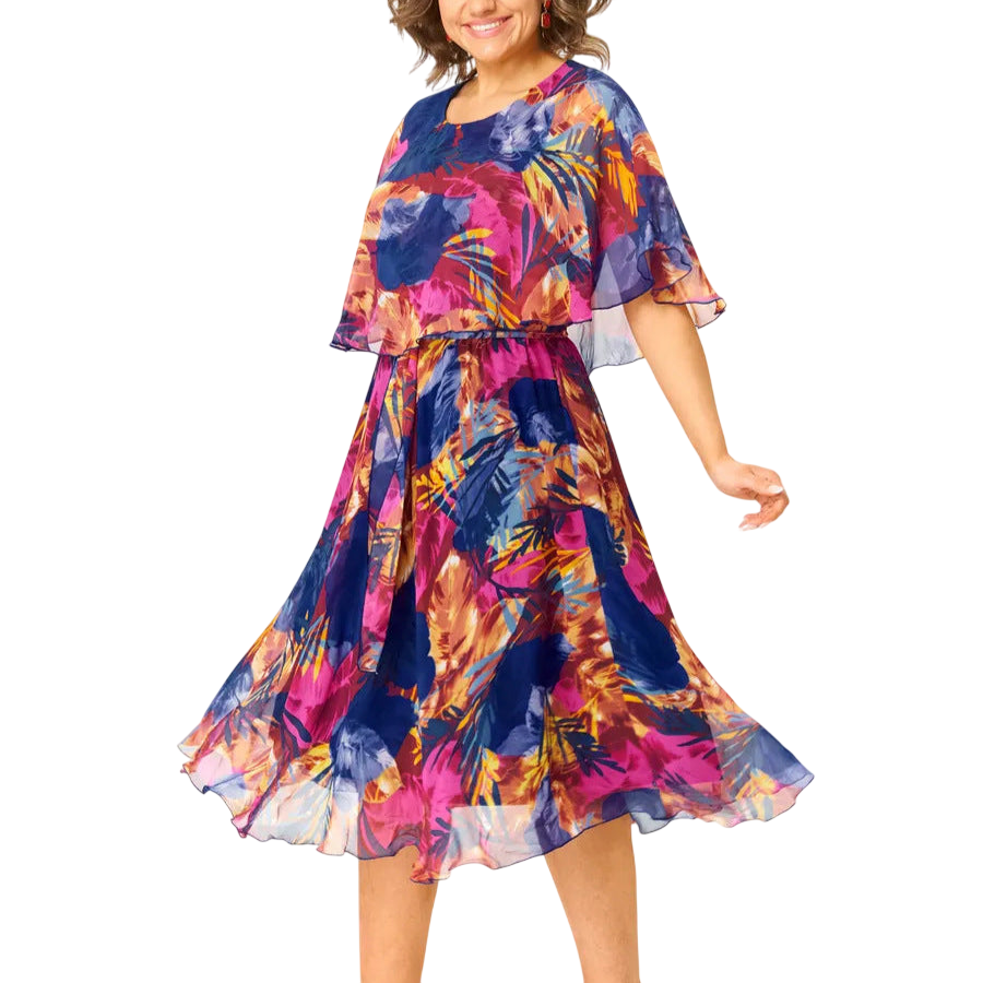 BARBARA | Robe en mousseline grande taille confortable