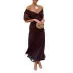 Evelyn – Robe élégante à encolure en V