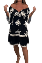 Mila - Robe Flatteuse Longueur Genou