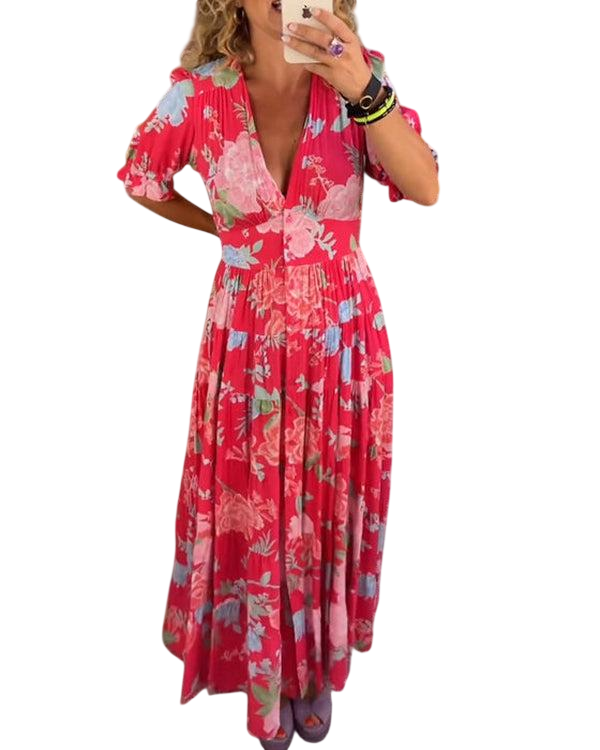 Coralina - Robe florale éclatante