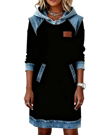 Lunariae – Casual Winter Hoodie Dress