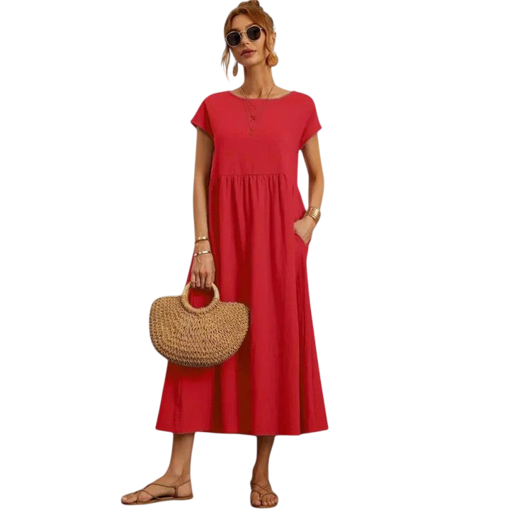Susan - Robe midi confortable