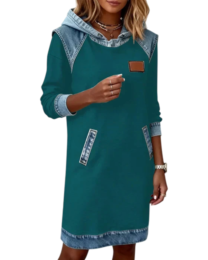 Lunariae – Casual Winter Hoodie Dress