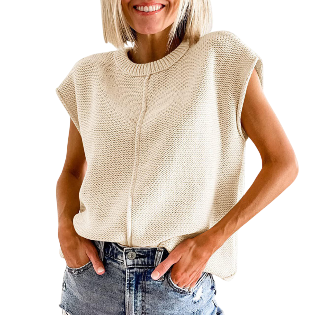 Maisie™ | Casual Minimalist Crewneck Sleeveless Top