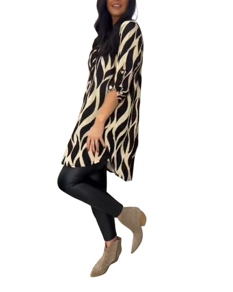 ALEXANDRA™ | Haut ample imprimé femme