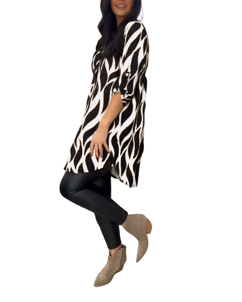 ALEXANDRA™ | Haut ample imprimé femme
