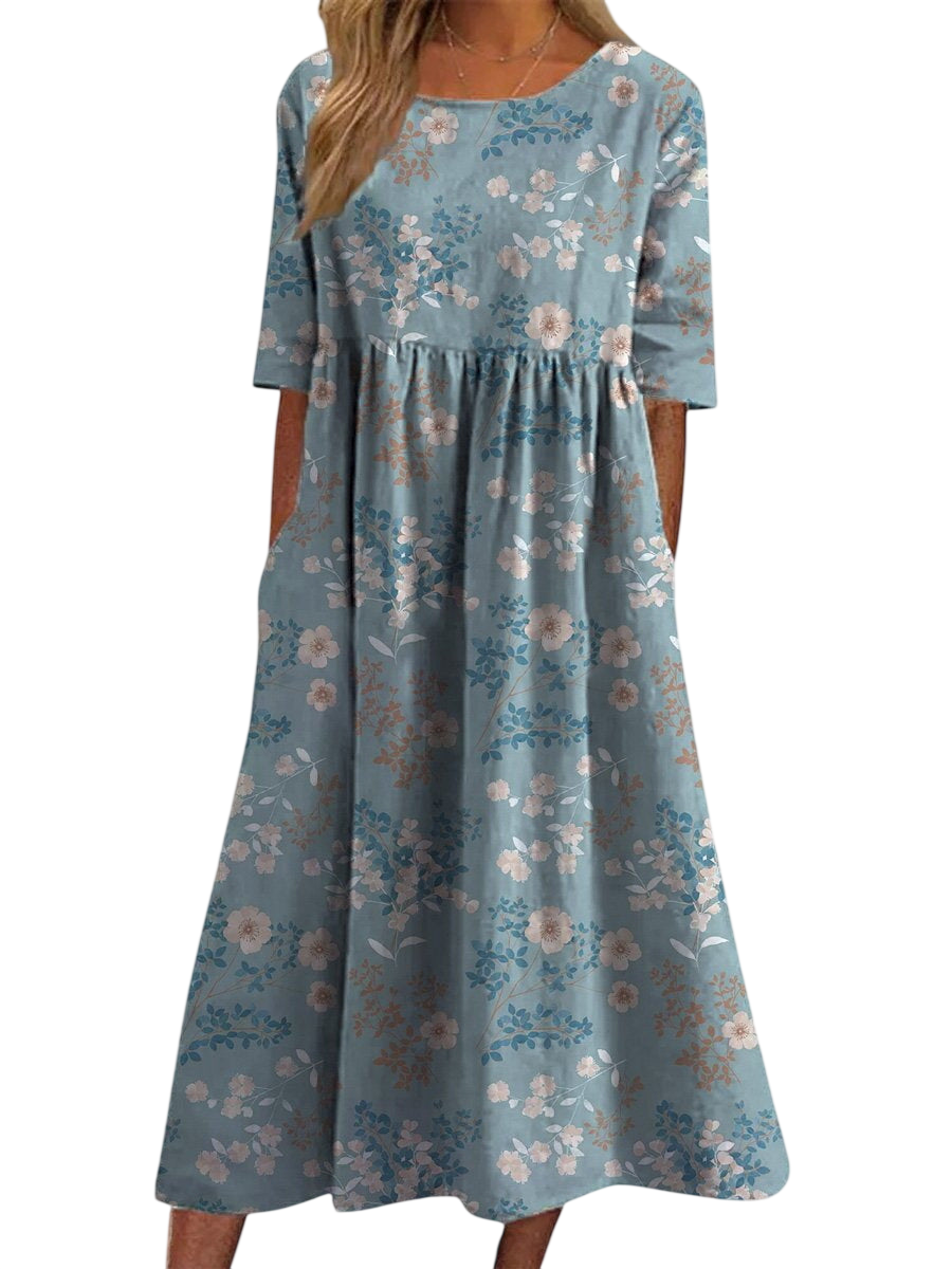 Lynley - Robe midi décontractée