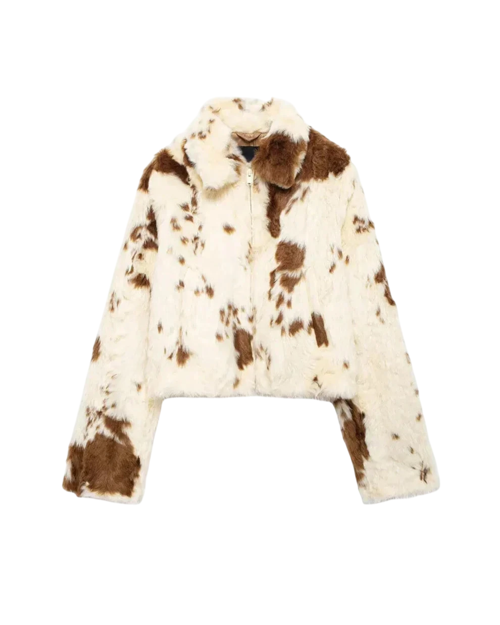 Gloria / Veste en similicuir imprimé vache