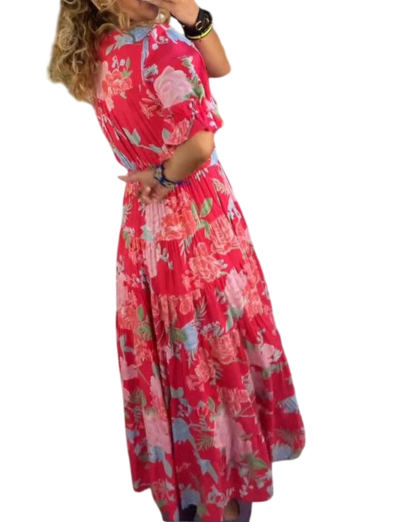 Coralina - Robe florale éclatante