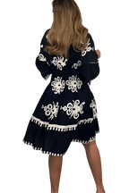 Mila - Robe Flatteuse Longueur Genou