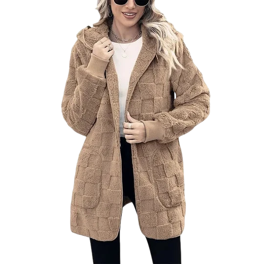 Talia – Veste polaire à carreaux