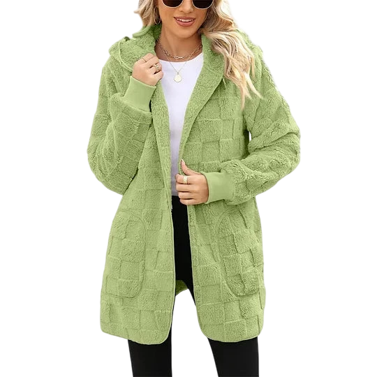 Talia – Veste polaire à carreaux