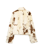 Gloria / Veste en similicuir imprimé vache