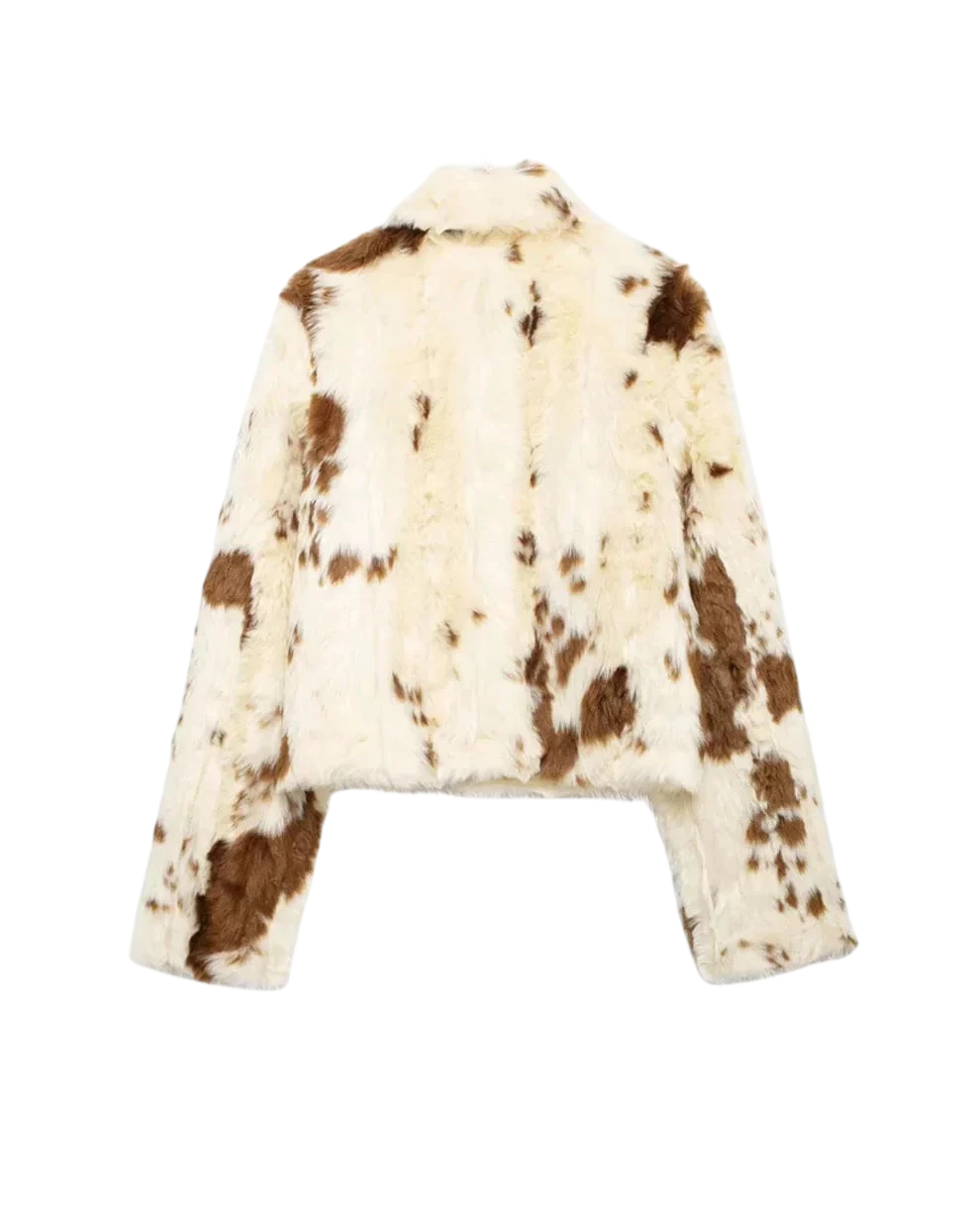 Gloria / Veste en similicuir imprimé vache