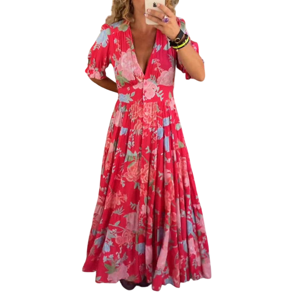 Coralina - Robe florale éclatante