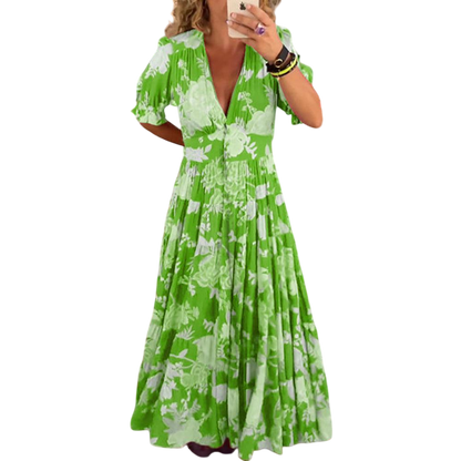 Coralina - Vibrant Floral Dress