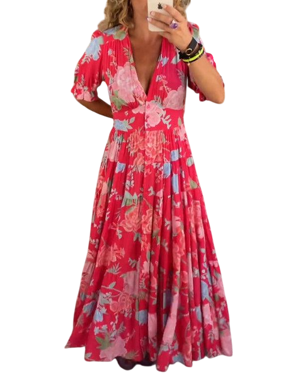 Coralina - Robe florale éclatante