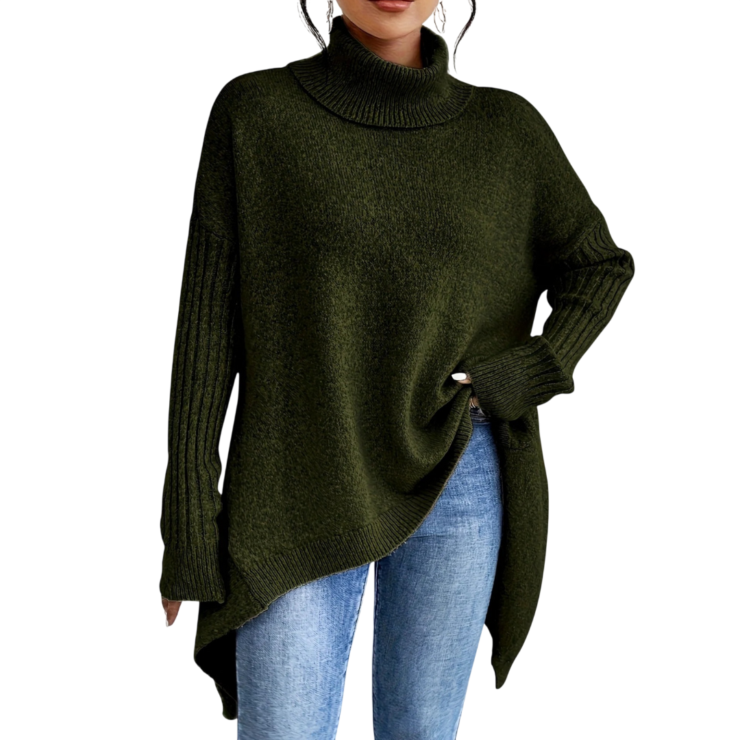 LORENA – PULL COL ROULÉ DOUILLET