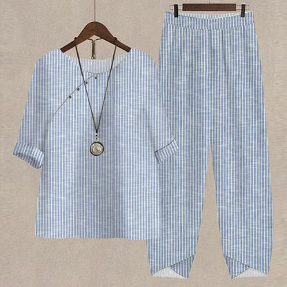 Blue Print Two Piece Set