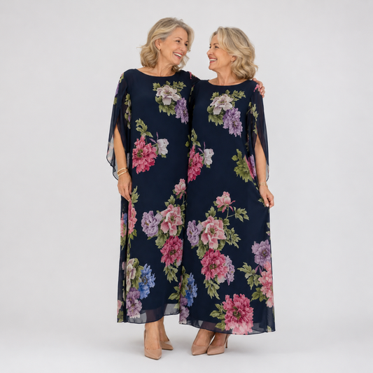 Elowen | Midnight Bloom Maxi Dress