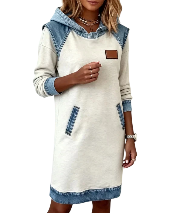 Lunariae – Robe à Capuche Décontractée d'Hiver