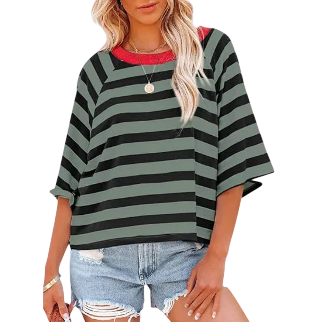 Maosie™ | Trendy Loose Fit Summer Crewneck Top