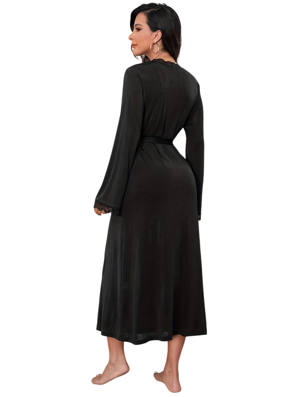 Grace | Peignoir et nuisette en dentelle élégants pour femme
